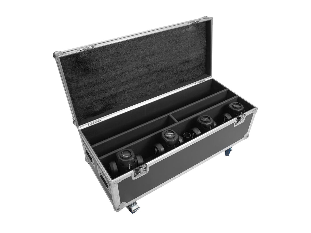 ROADINGER Flightcase 2x LED TMH Bar-S120 avec roulettes