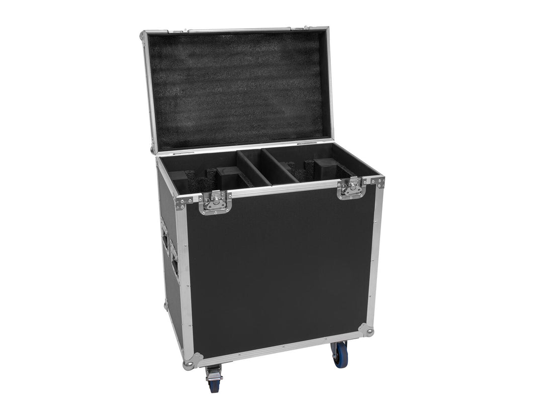 ROADINGER Flightcase 2x TMH-S400 avec roulettes