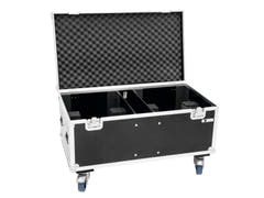 ROADINGER Flightcase 2x THA-250F avec roulettes