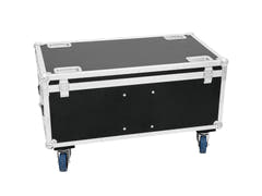 ROADINGER Flightcase 2x THA-250F avec roulettes