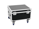 ROADINGER Flightcase 4x LED TMH-X1 Moving Head Beam with wheels