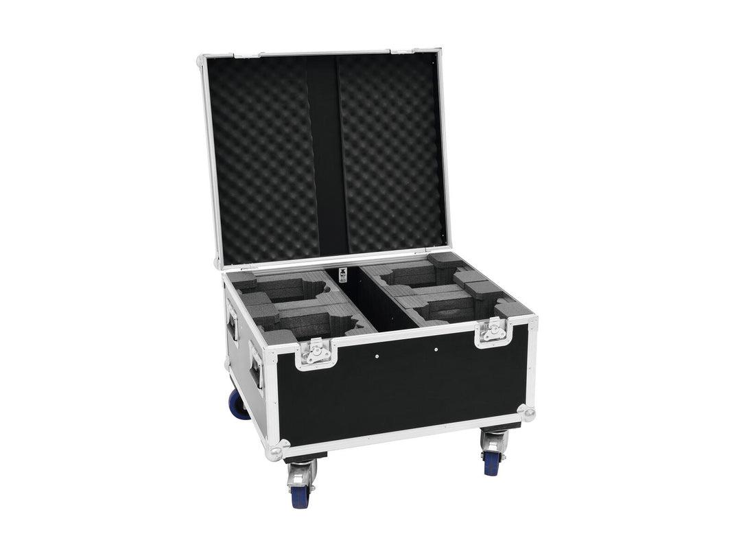 ROADINGER Flightcase 4x LED TMH-X1 Moving Head Beam avec roulettes