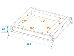 ROADINGER Flight-case DMX Move Bigfoot
