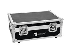 ROADINGER Flightcase 4x AKKU TL-3 Trusslight QuickDMX avec fonction de charge