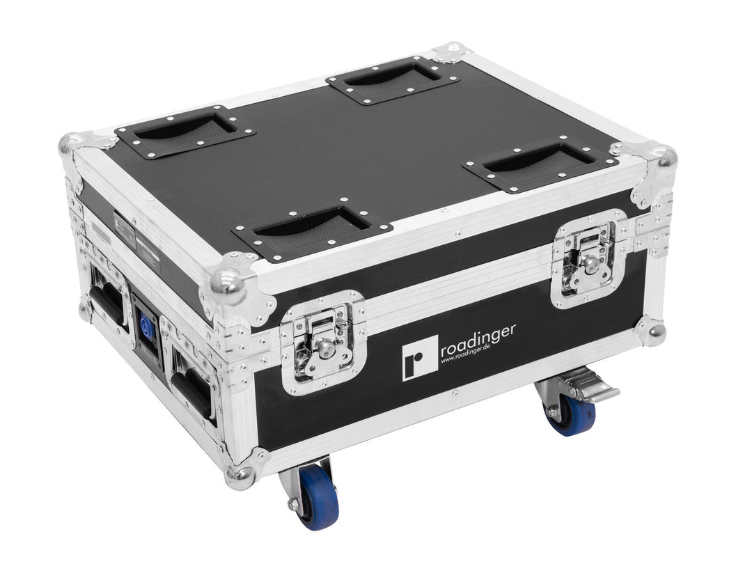 ROADINGER Flightcase 4x AKKU IP UP-4 QuickDMX avec fonction de recharge