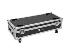 ROADINGER Flightcase 8x AKKU IP UP-4 QuickDMX avec fonction de recharge
