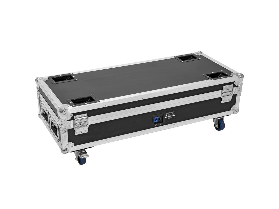 ROADINGER Flightcase 8x AKKU IP UP-4 QuickDMX avec fonction de recharge