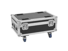 ROADINGER Flightcase 4x AKKU IP UP-4 Plus HCL Spot WDMX avec fonction de recharge