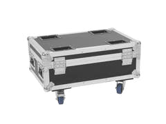 ROADINGER Flightcase 4x AKKU IP UP-4 Plus HCL Spot WDMX avec fonction de recharge