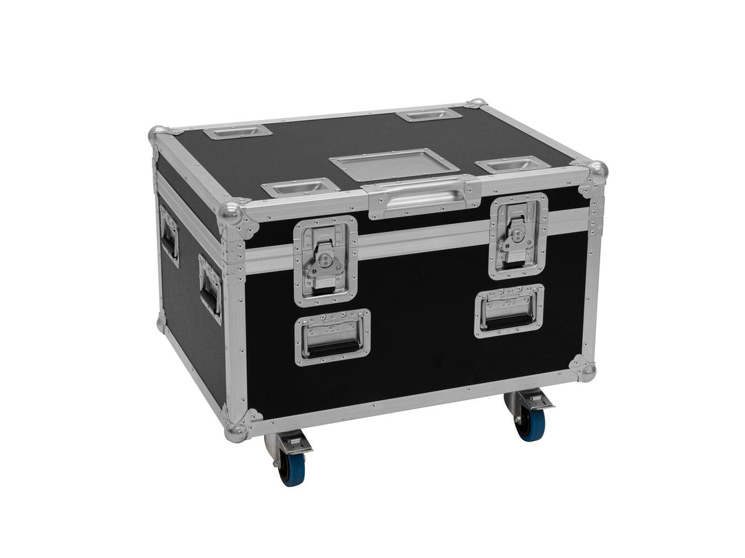ROADINGER Flightcase 4x LED TMH-X4 avec roulettes