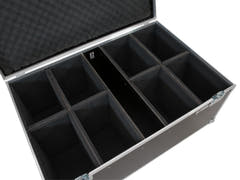 ROADINGER Flightcase pour 8 LED IP PAR 12x8W QCL/12x9 SQL Spot à roulettes