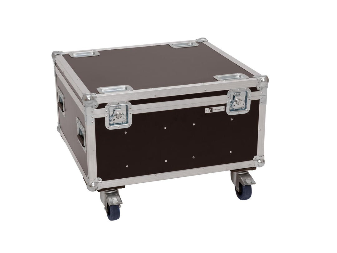 ROADINGER Flightcase 4x LED PLL-480 avec roulettes