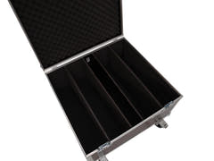 ROADINGER Flightcase 4x LED PLL-480 avec roulettes