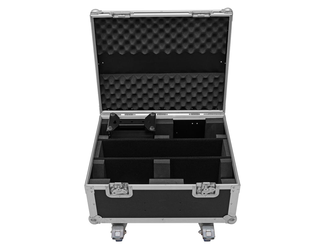 ROADINGER Flight-case 4x LED CLS-9 QCL RGB/WW 9x7W