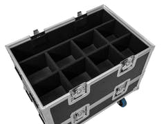 ROADINGER Flightcase Extension 8x SILENT PAR 6 QCL FLOOR pour BAS-1