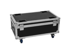 ROADINGER Flightcase 4x LED CLS-18 QCL RGB/WW à roulettes