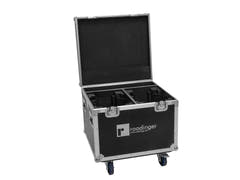 ROADINGER Flightcase 2x EYE-1940 avec roulettes