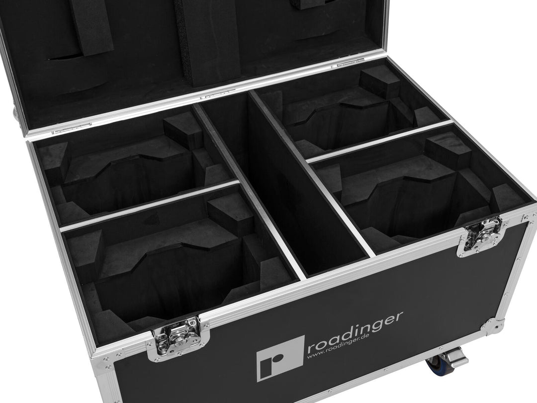ROADINGER Flightcase 4x EYE-740 MK2 avec roulettes