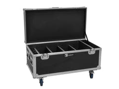 EUROLITE Set 4x AKKU Multiflood IP 8x10W RGBW Wash CRMX + Case avec fonction de recharge