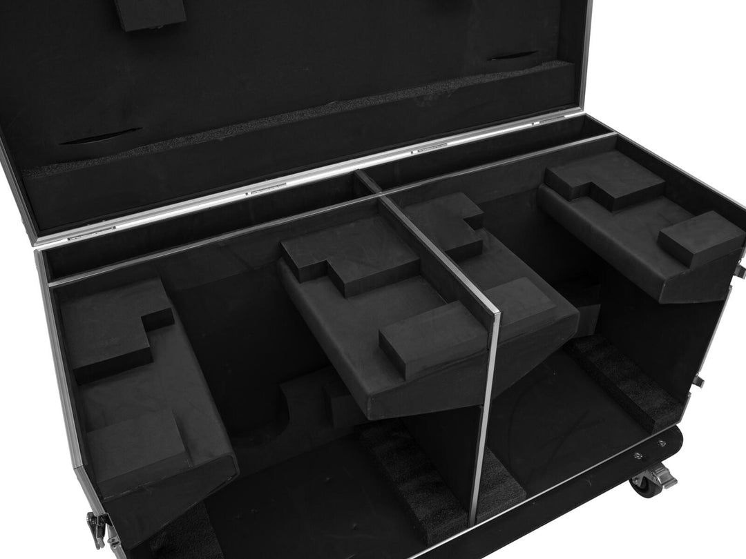 Flight-case ROADINGER 2x DMH-640 avec roulettes