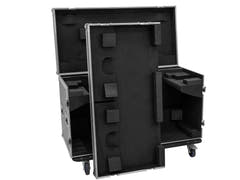 Flight-case ROADINGER 2x DMH-640 avec roulettes
