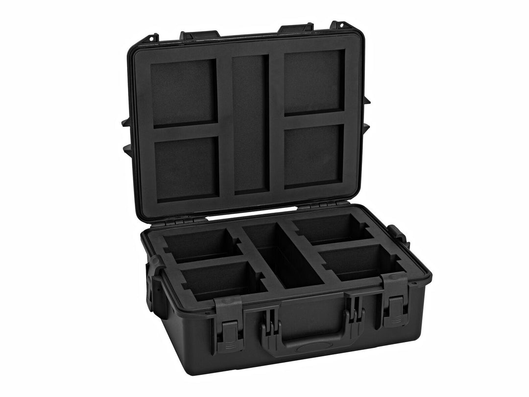 ROADINGER Mallette en plastique pour 4x AKKU UP-4 QCL Spot QuickDMX MK2