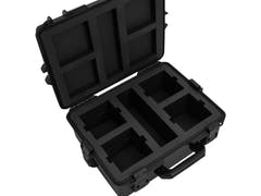 ROADINGER Mallette en plastique pour 4x AKKU UP-4 QCL Spot QuickDMX MK2