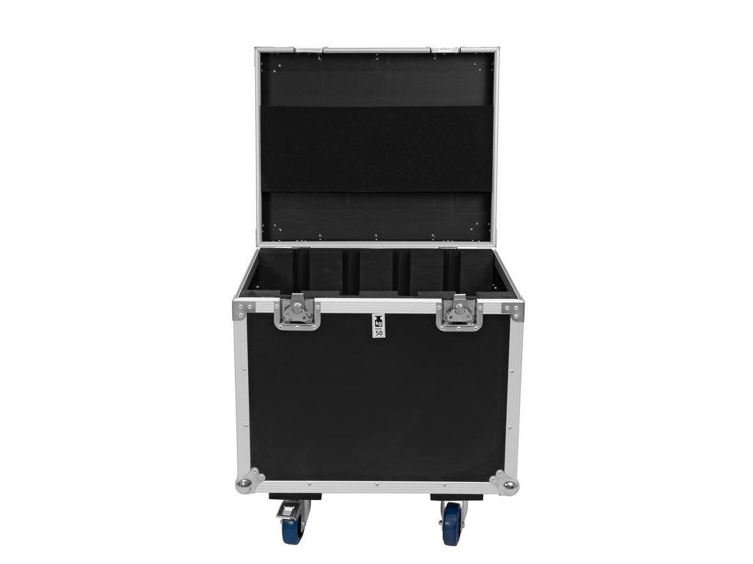 ROADINGER Flightcase 4x Pixel Matrix Panel 5x5 RGB/WW avec roulettes