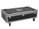 ROADINGER Flightcase 8x AKKU IP Pixel Tube 360° PRO CRMX with charging function and wheels