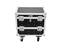 ROADINGER Flightcase 8x IP PIX Strobe RGB CW+WW avec roulettes