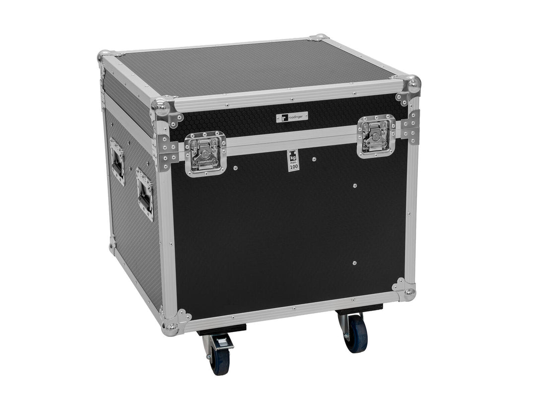 ROADINGER Flightcase PRO 2x IP TMH-W285 à roulettes