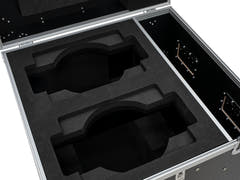 ROADINGER Flightcase PRO 2x IP TMH-W285 à roulettes
