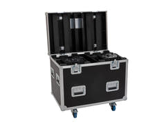 ROADINGER Flightcase HIGHLINE 4x LED IP TMH-S250/B250, avec roulettes