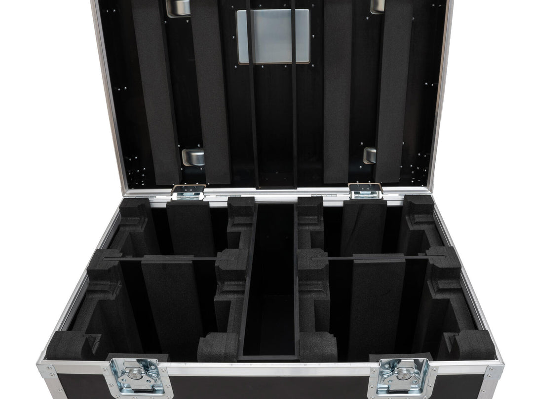 ROADINGER Flightcase HIGHLINE 4x LED IP TMH-S250/B250, avec roulettes