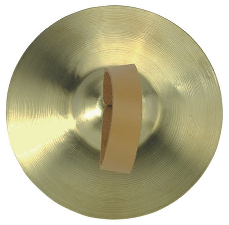 GEWA BSX cymbales à main en laiton, 20 cm, paire avec lanières en cuir
