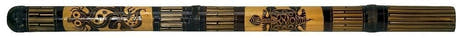 Kamballa didgeridoo en bambou gravé, env. 120 cm