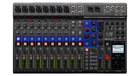 Zoom LiveTrak L-12 tables de mixage numériques et enregistreur