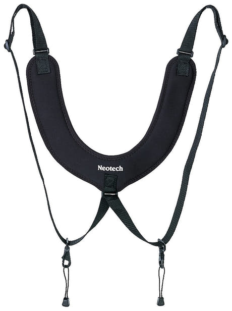 Neotech sangle de portage pour tambours en néoprène extensible, sur les deux épaules