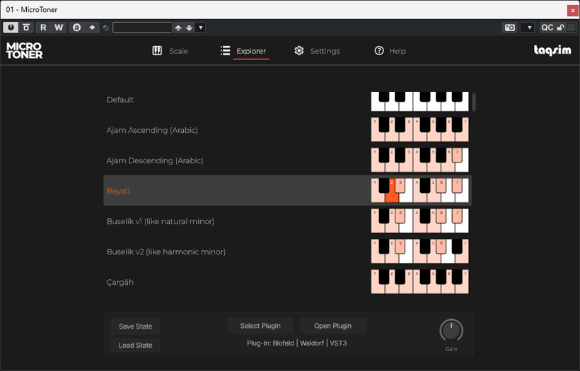 MICROTONER Plugin microtonal
