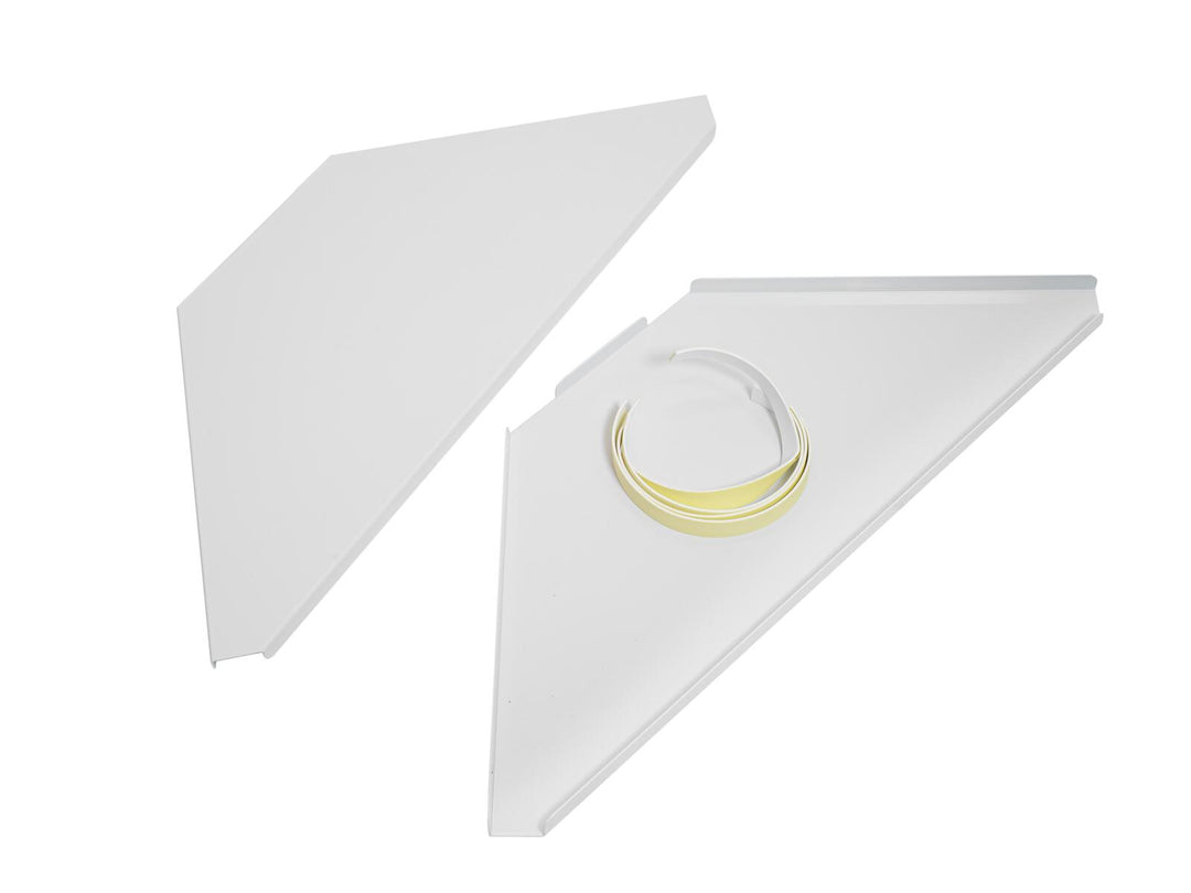 OMNITRONIC Plaques d’angle avec sac pour Stand DJ mobile wh