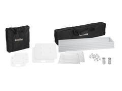 EUROLITE 2x Stage Stand 150cm avec housse et sac, blanc