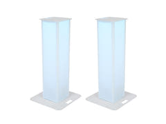 EUROLITE 2x Stage Stand 150cm avec housse et sac, blanc