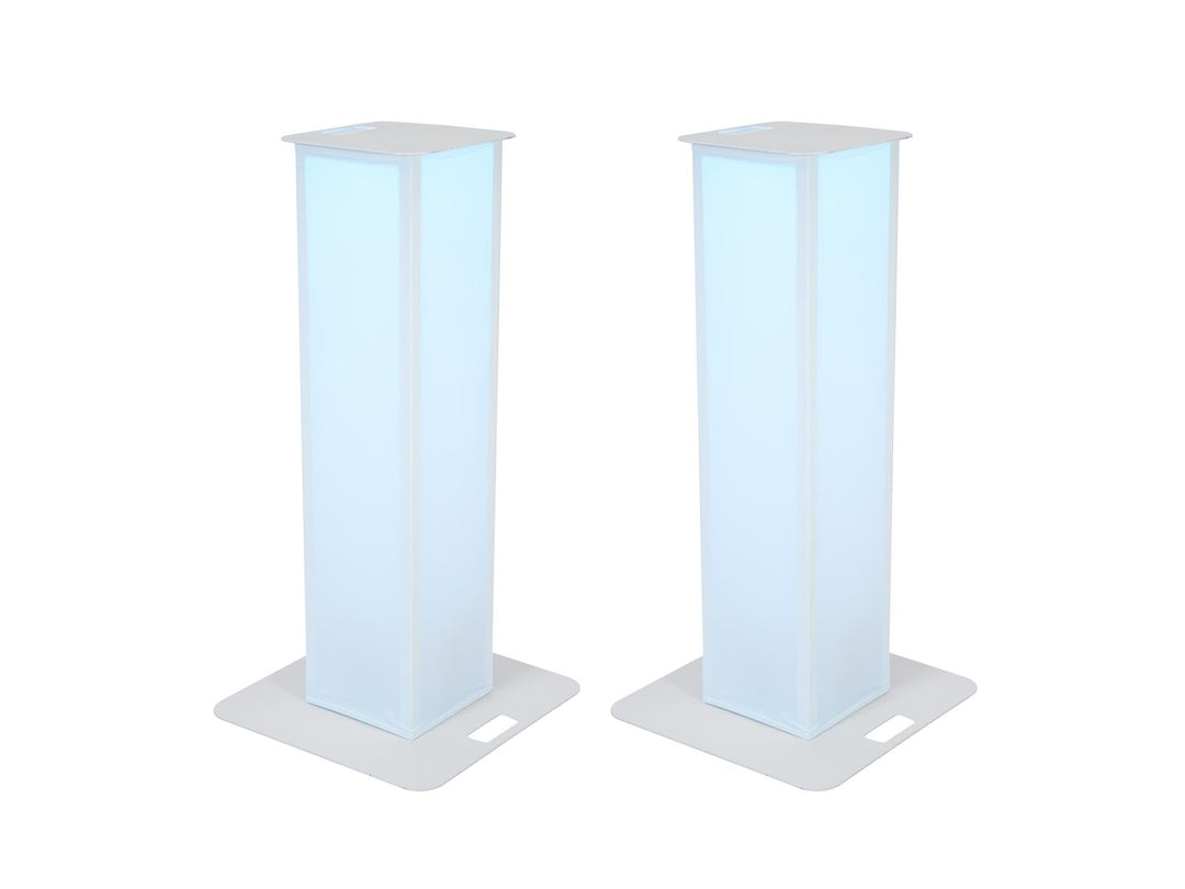 EUROLITE 2x Stage Stand 150cm avec housse et sac, blanc