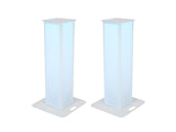 EUROLITE 2x Stage Stand 150cm incl. Cover and Bag, white