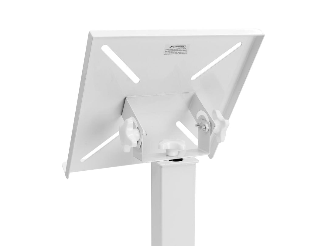 OMNITRONIC support pour ordinateur portable pour BOOZ Event Stand blanc