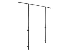 OMNITRONIC Ensemble Compact Mobile DJ Stand avec housse + cadre d’extension