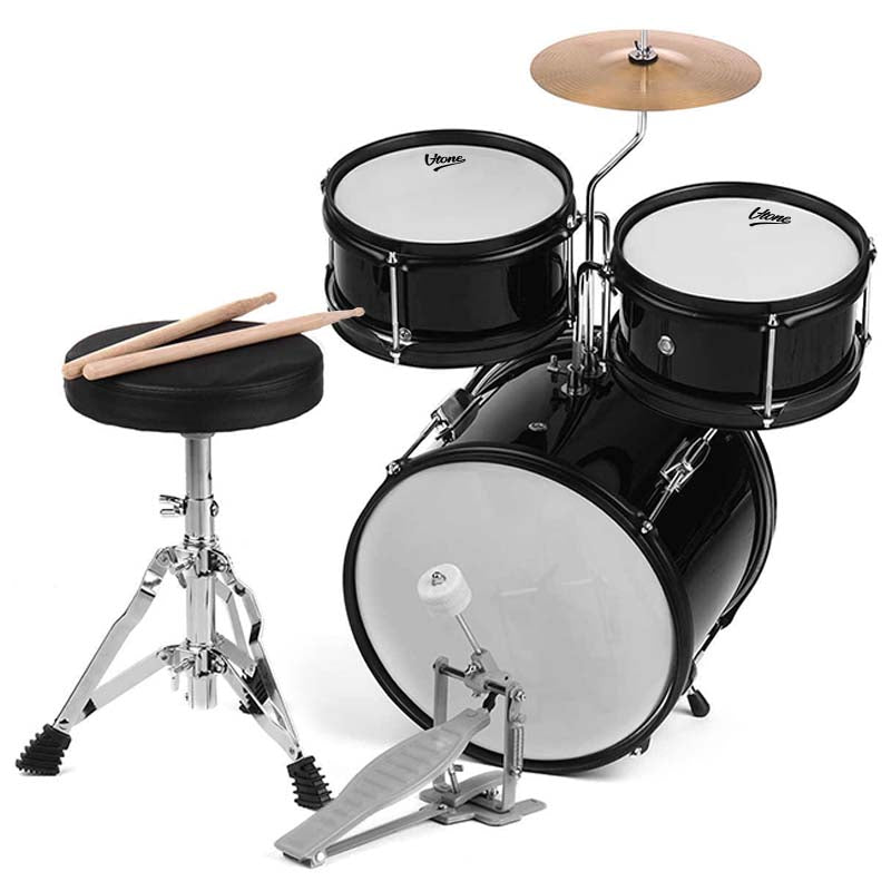 V-TONE VD Junior BK set de batterie pour enfants – set de batterie acoustique pour enfants