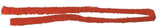 Slide-O-Mix écouvillon en éponge pour coulisse de trombone, rouge, pour coulisses étroites