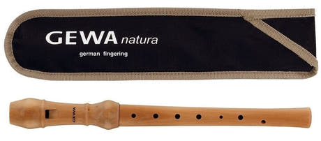 Flûte à bec soprano GEWA Natura en do, bois, doigté allemand
