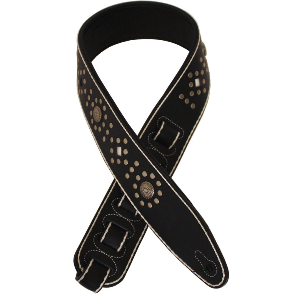 Profile DLX01-2 Sangle en cuir d'habillement Black